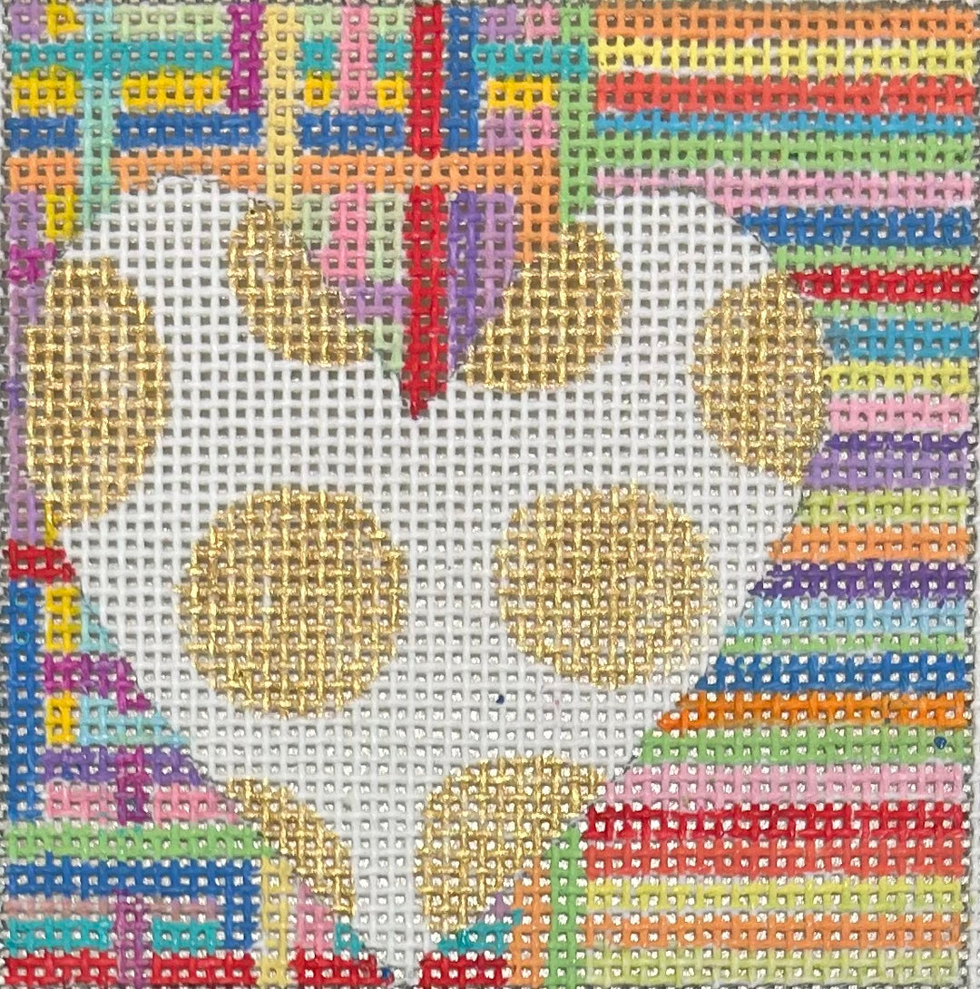 PM1099 GOLD DOT HEART