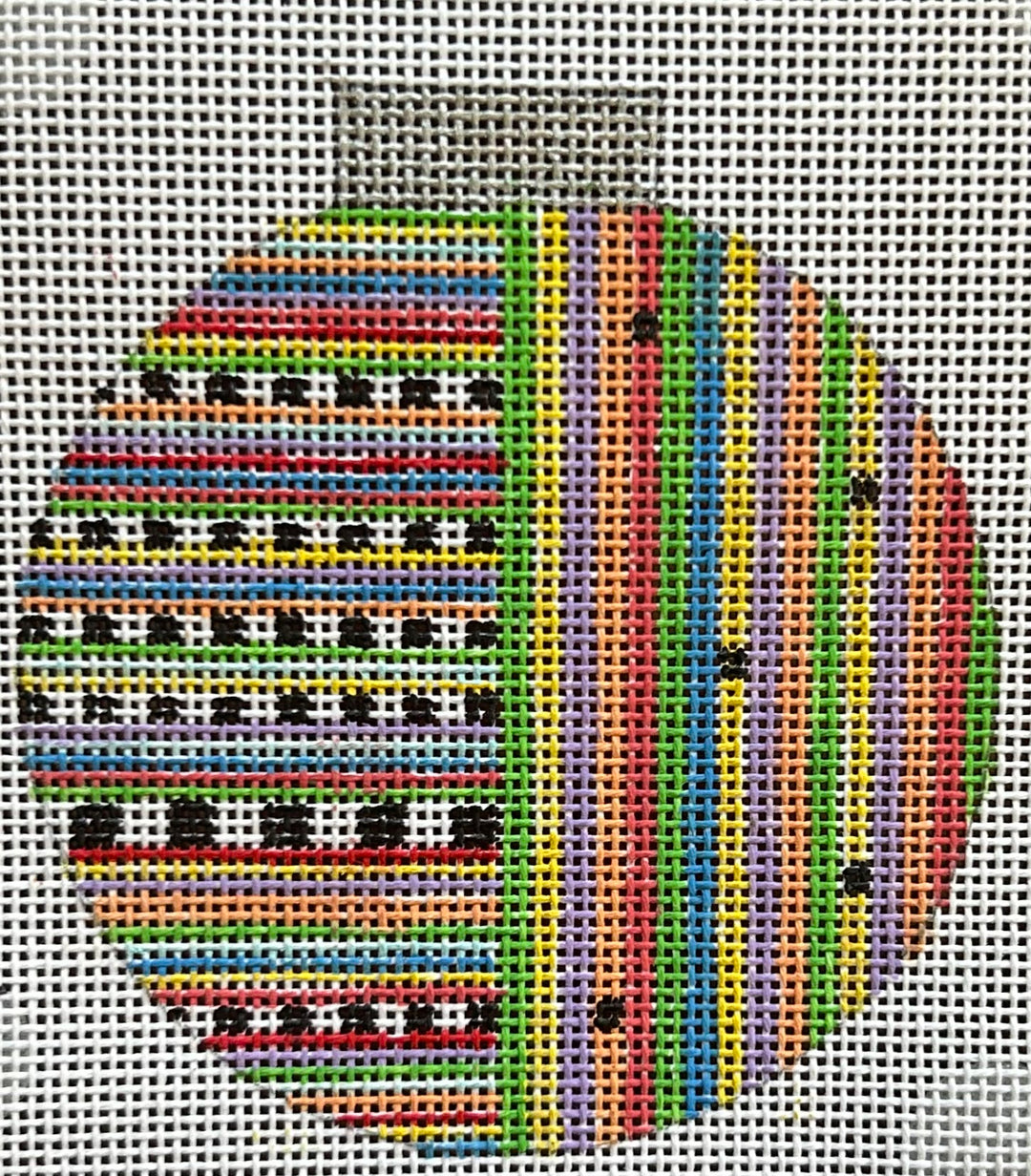 PM1264 ALL STRIPES ORNAMENT