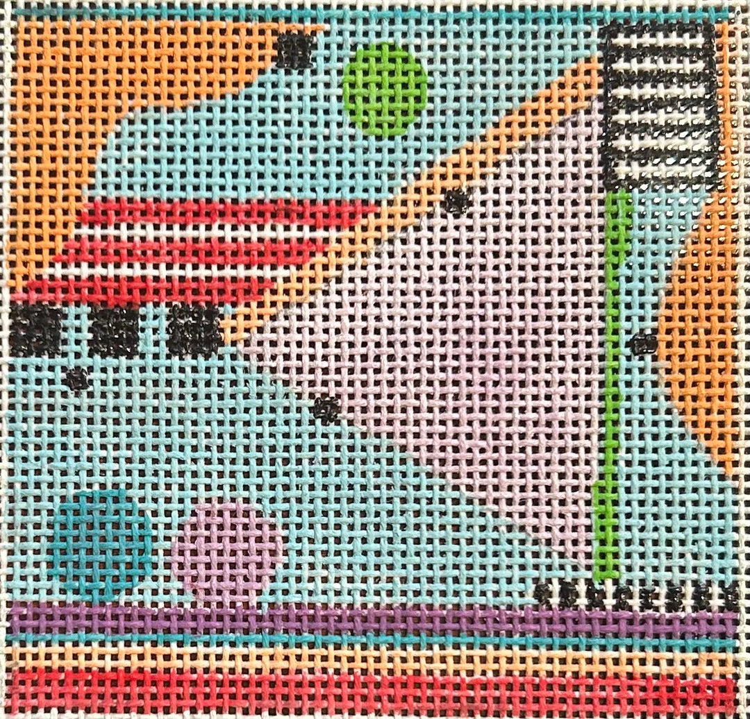 PM728 ABSTRACT SQUARE COASTER