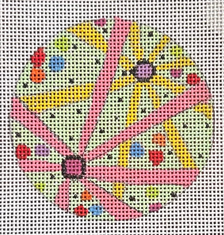 PM818 PINK FLOWER ROUND