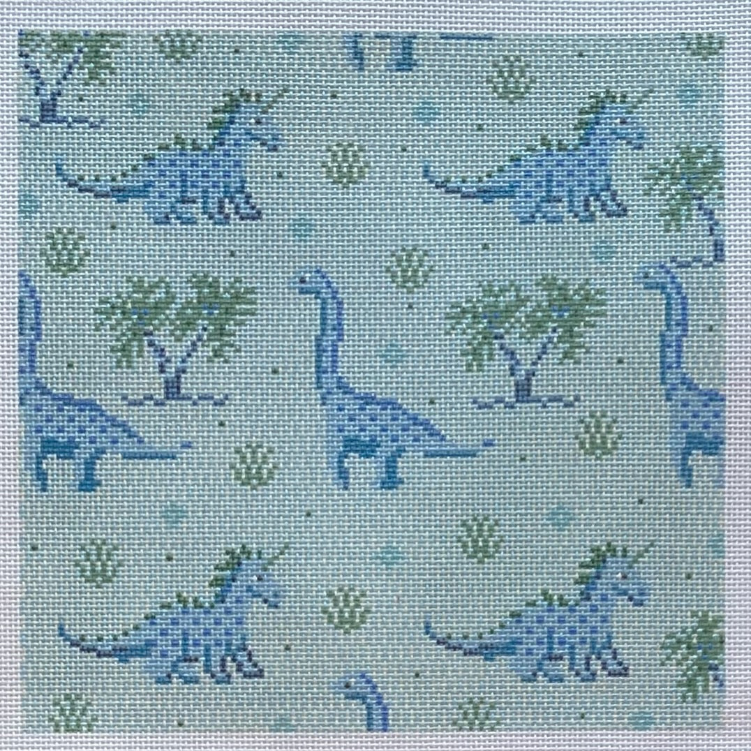 DINOSAUR SQUARE BLUE