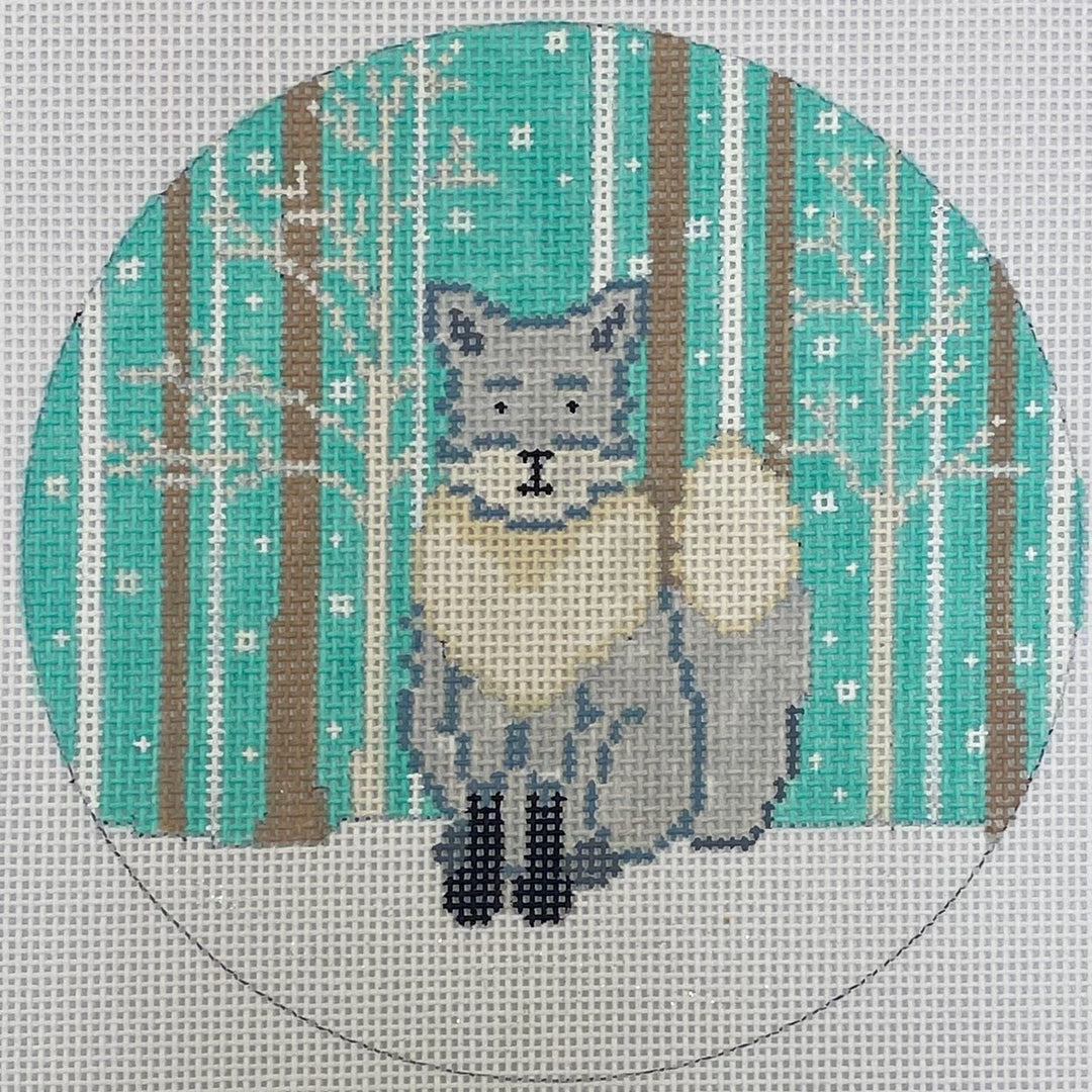 Silver Snow Fox