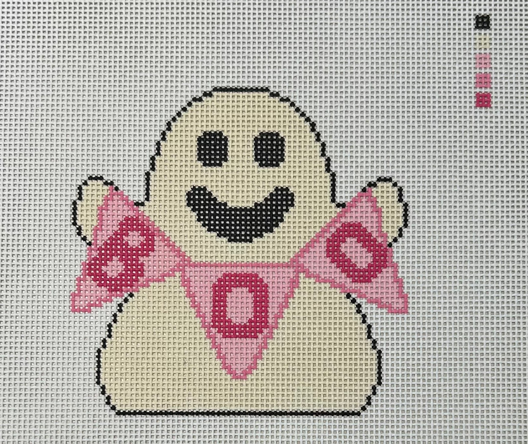 PINK BOO FLAG GHOST