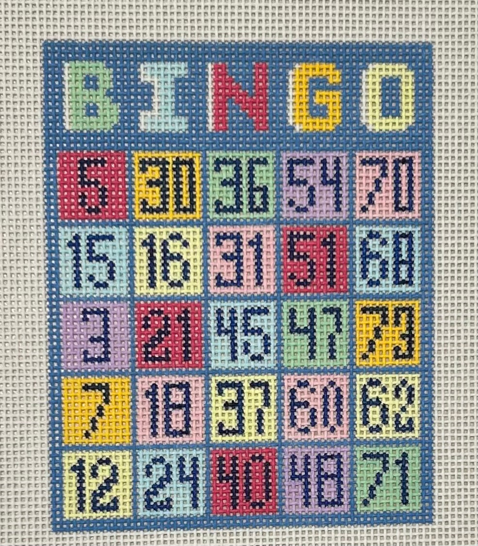 BLUE BINGO CARD
