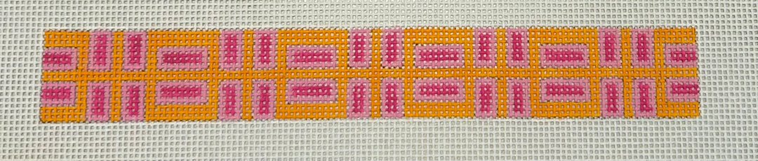 K3020 GEOMETRIC FOB - ORANGE/PINK