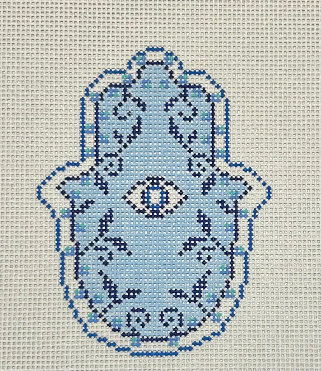 GARDEN HAMSA - BLUE