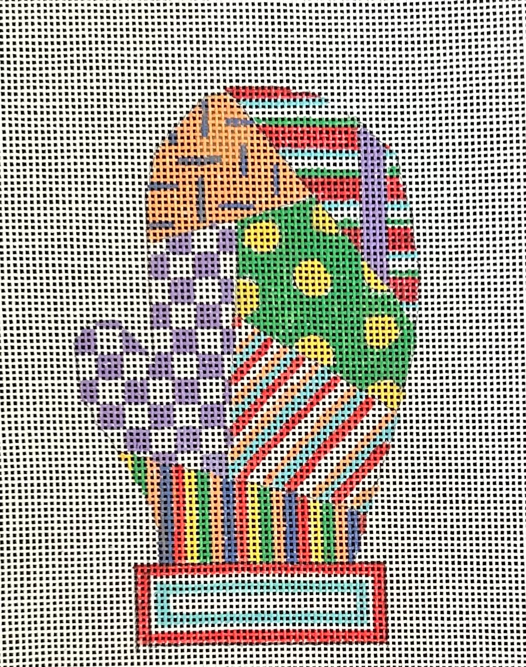 PM1777 MITTEN PATCHWORK