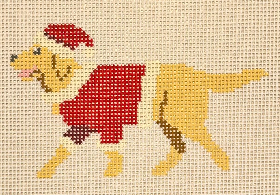 SANTA GOLDEN RETRIEVER
