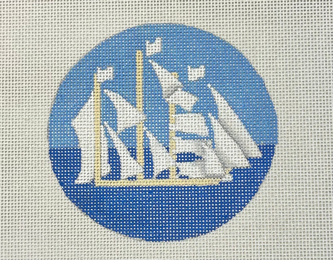NL57A SAILING SHIP ROUND