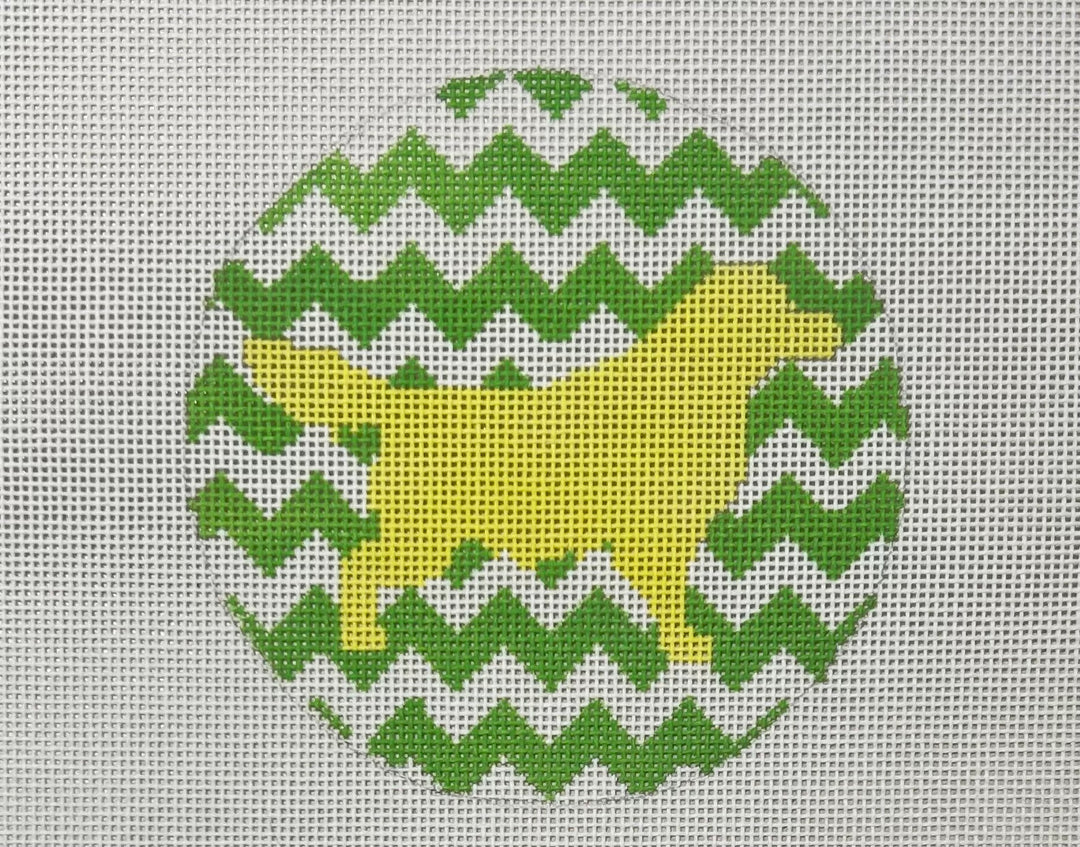 MOD GOLDEN RETRIEVER ON LIME GREEN
