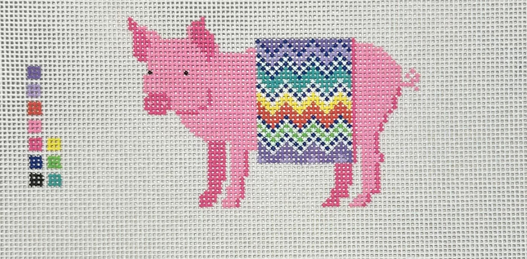 FD538 PIG IN MISSONI BLANKET