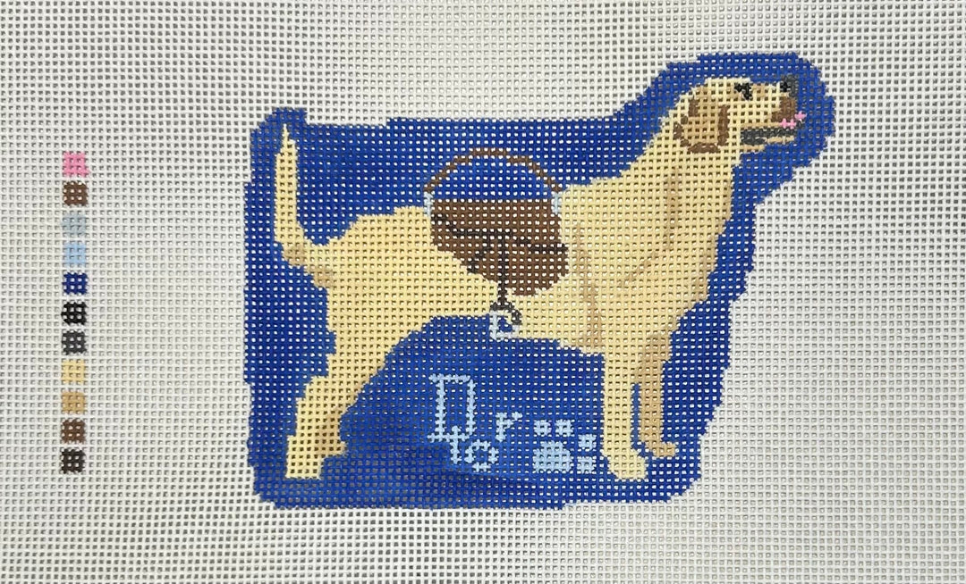 FD532 LABRADOR WITH SADDLE PURSE