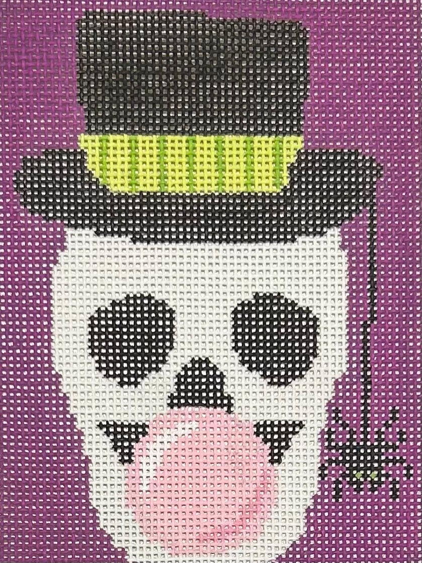 K384 HALLOWEEN - BUBBLE GUM SKULL PURPLE