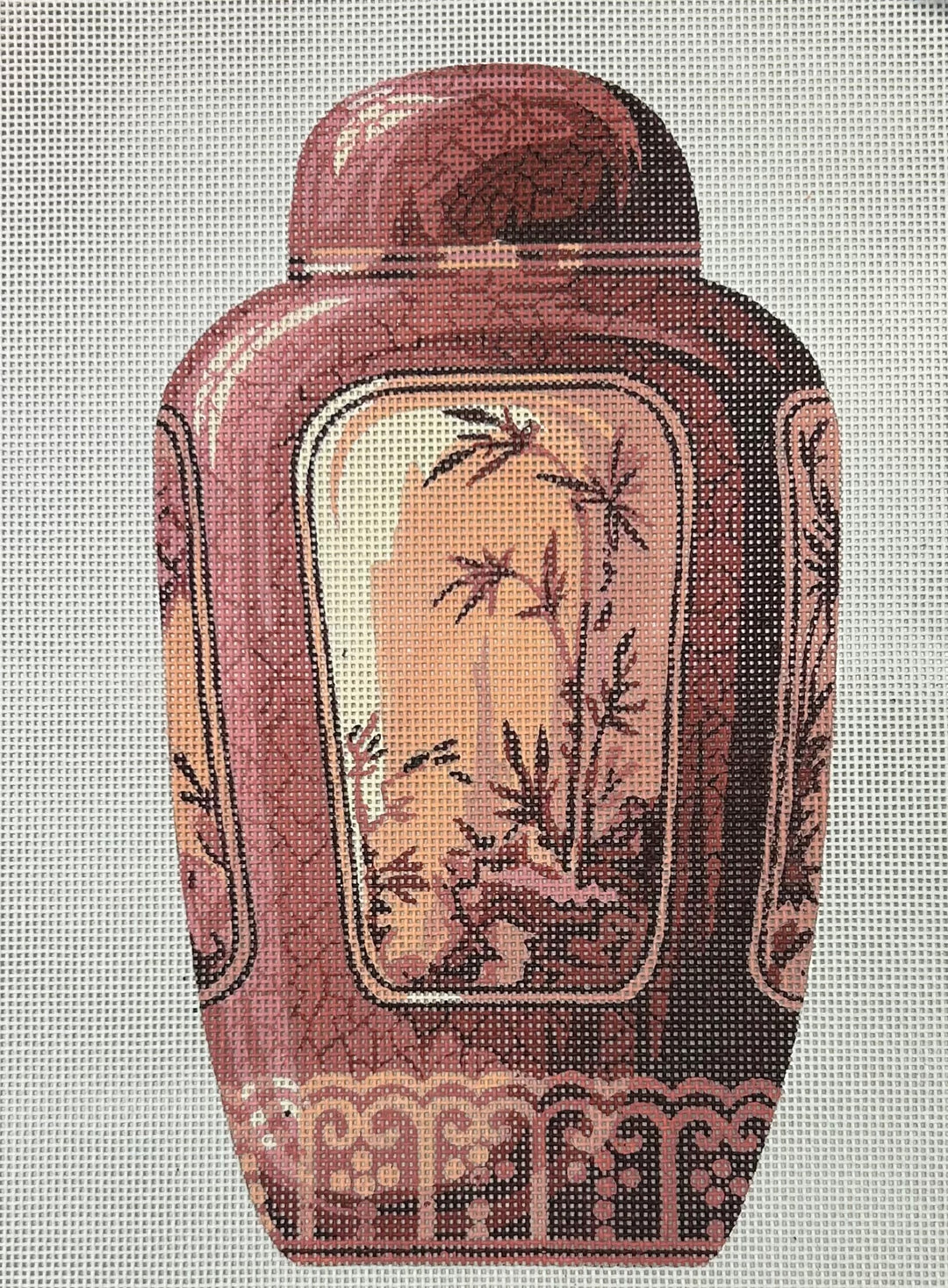 SB935C SINGLE RED TALL GINGER JAR