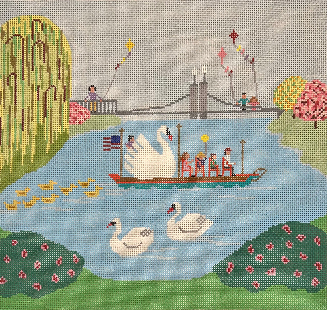 SWAN BOAT IN PUBLIC GARDEN