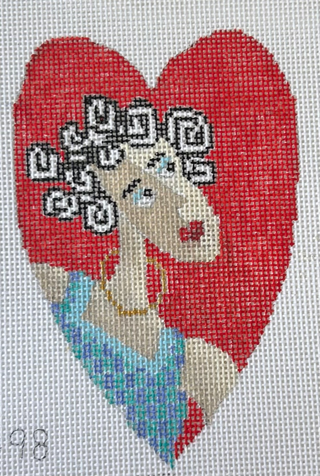 PM498 LADY HEART ORNAMENT