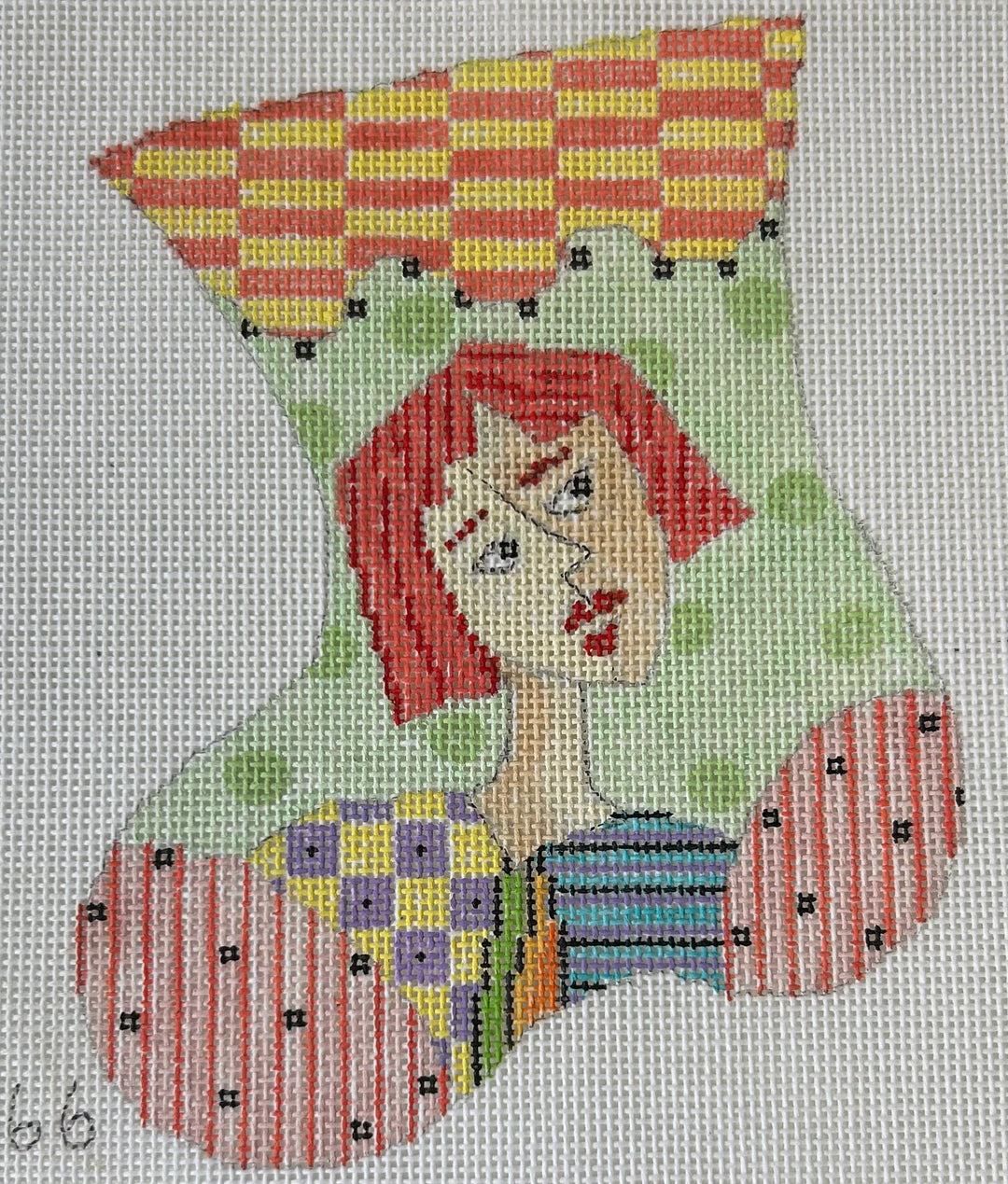 PM566 RED HEAD MINI STOCKING