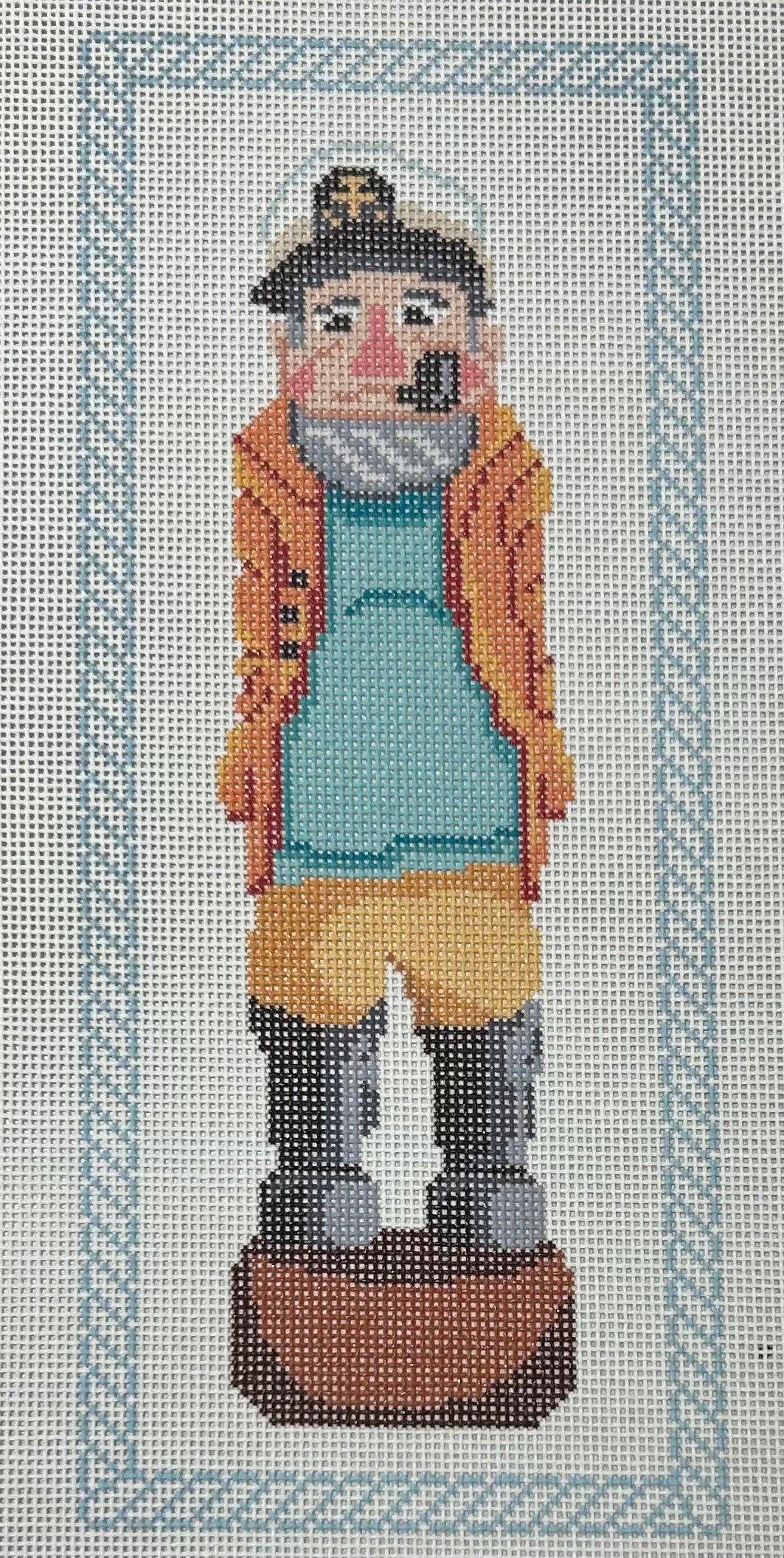 OLD SALT WOODEN SEA CAPTAIN