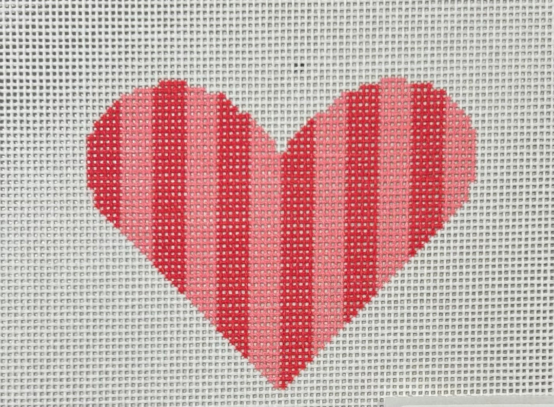 PINK STRIPE HEART
