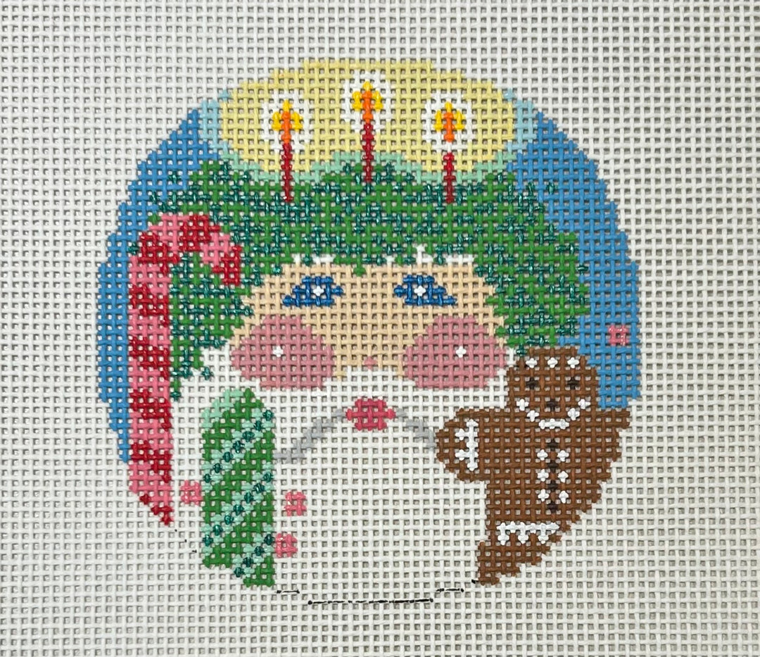 DECEMBER SANTA HEAD