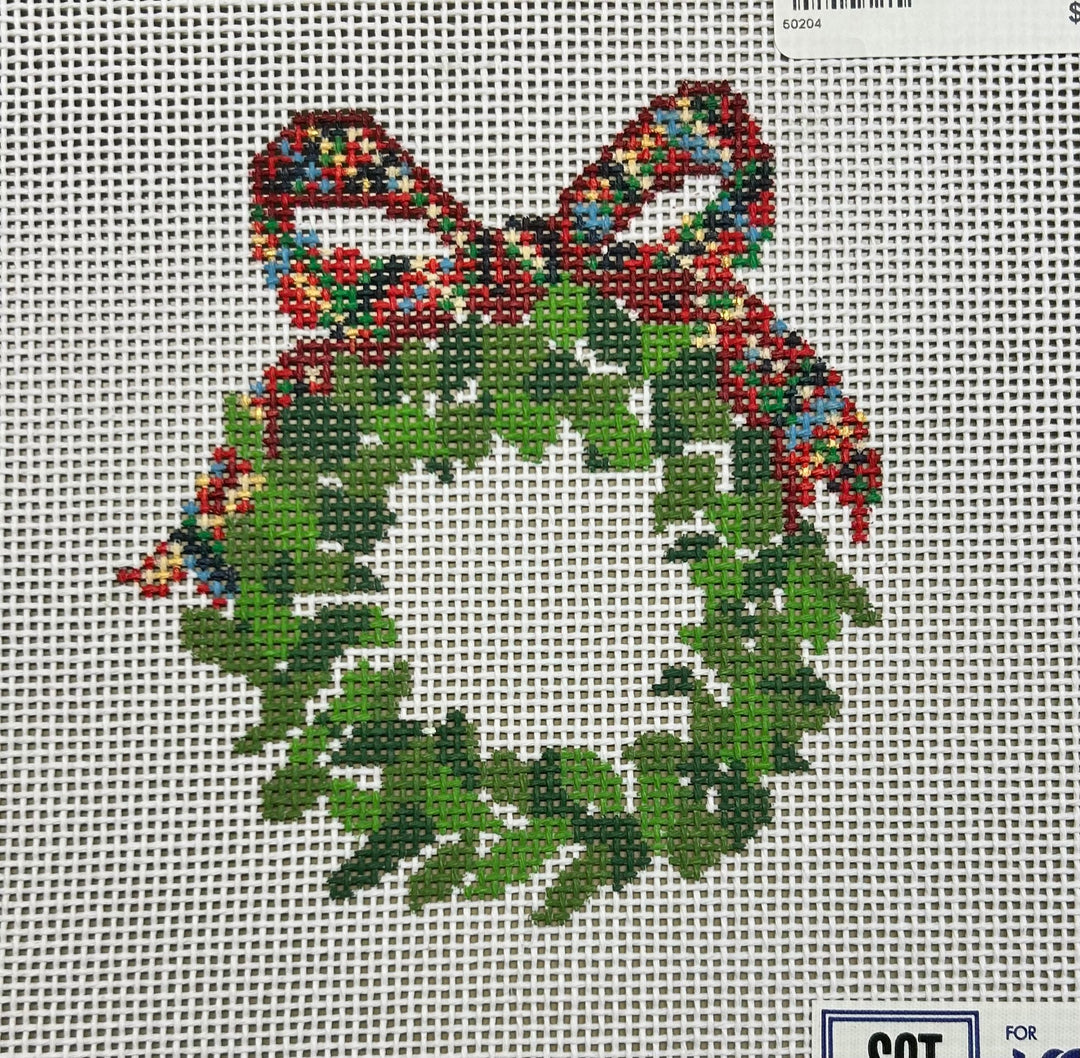 PLAID WREATH