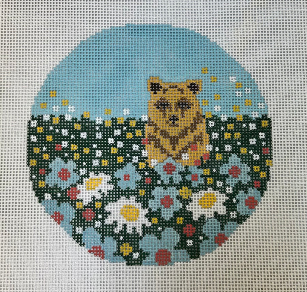 Bear In Flowers