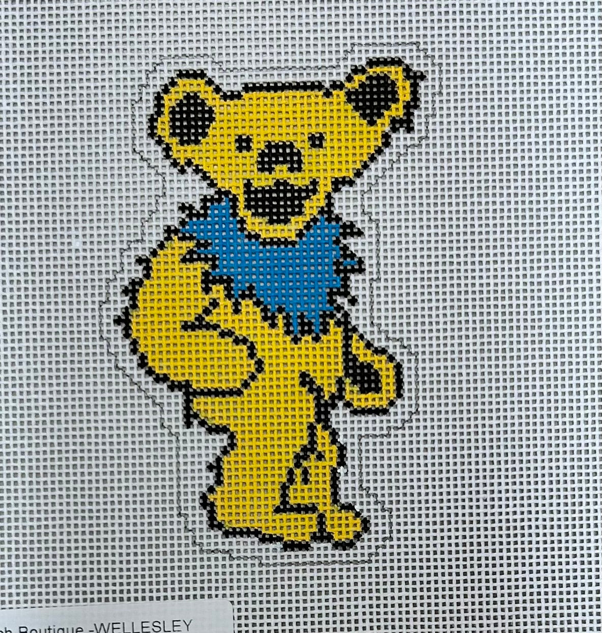 yellow grateful dead bear