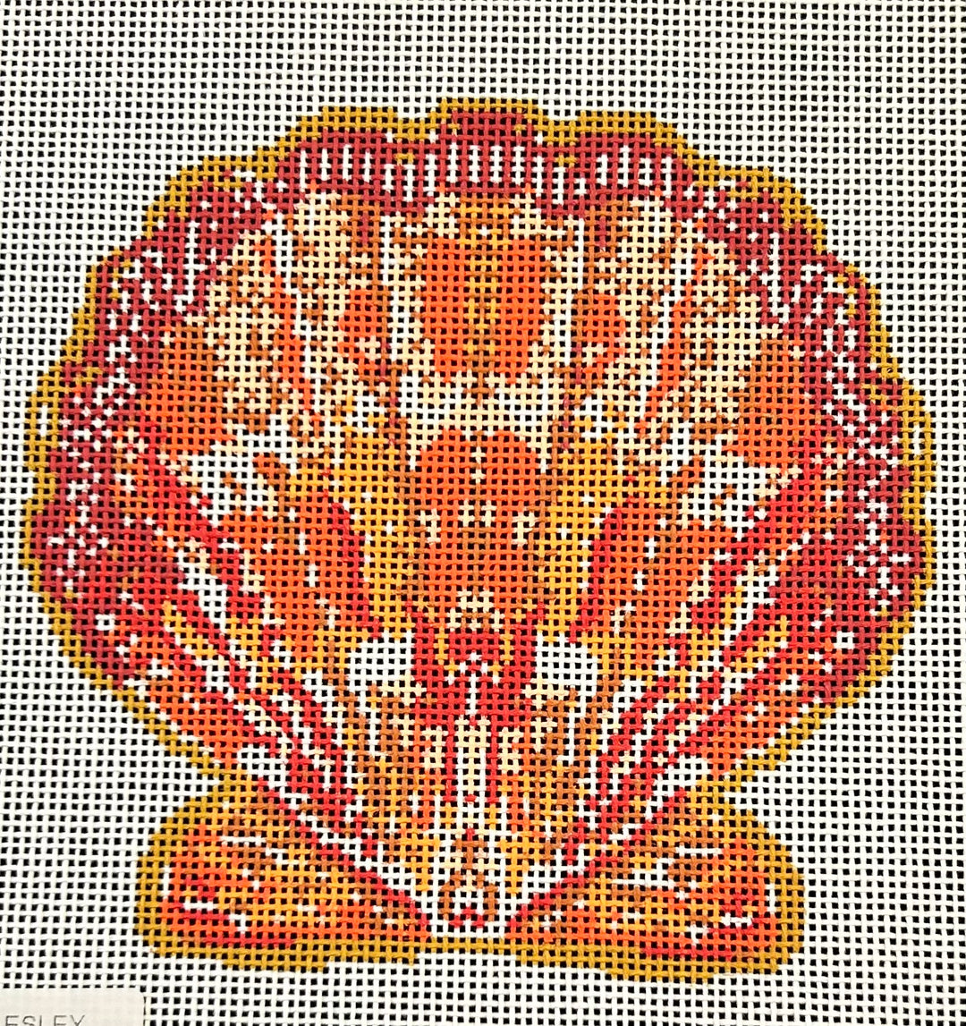 SCALLOP ORNAMENT ORANGE
