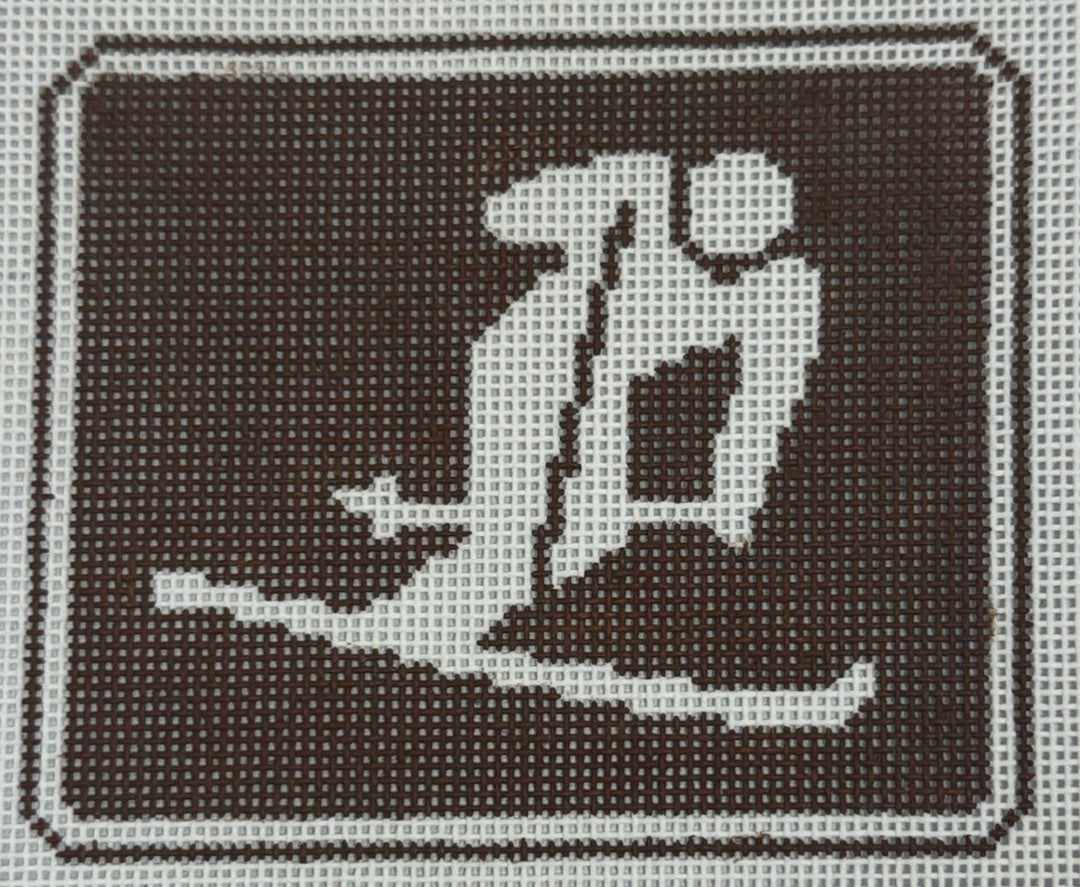 OUTDOOR RECREATION SIGN - DOWNHILL SKIER