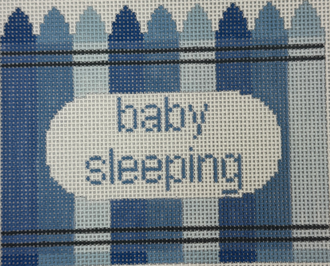 BABY SLEEPING - BLUE CRAYONS