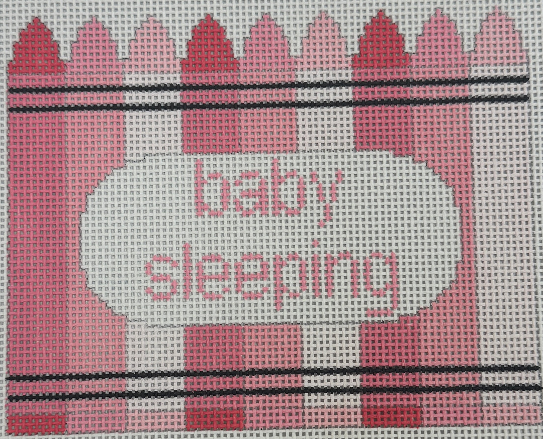 BABY SLEEPING - PINK CRAYONS