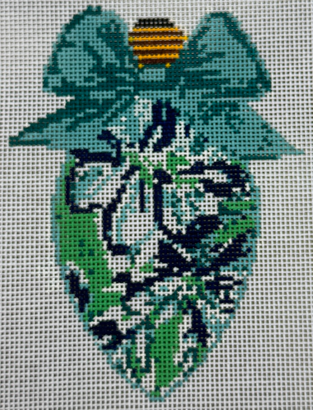 BOW BULB - BLUE FLORAL