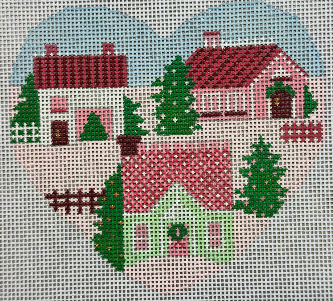CHRISTMAS VILLAGE HEART