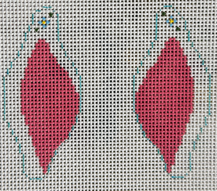 CD155G 3D FLORAL BUNNY W/ EARS
