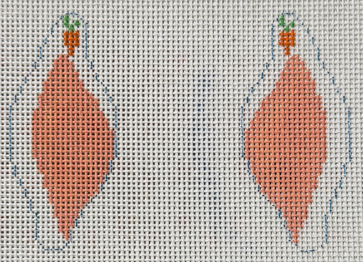 CD156C 3D CARROT BUNNY WITH EARS