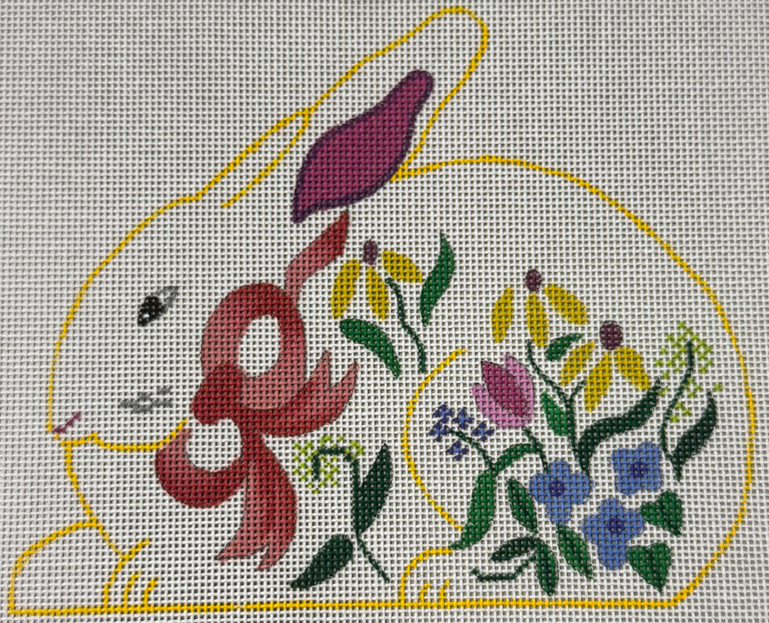 CD257B BUNNY W/ RED BOW