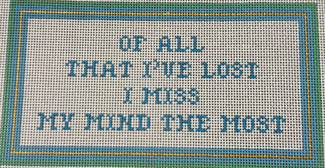 SI241V OF ALL THAT I'VE LOST