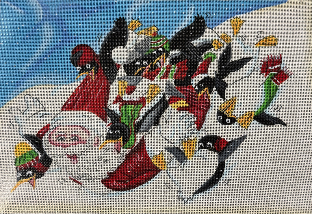 BG10T SANTA AND PENGUINS