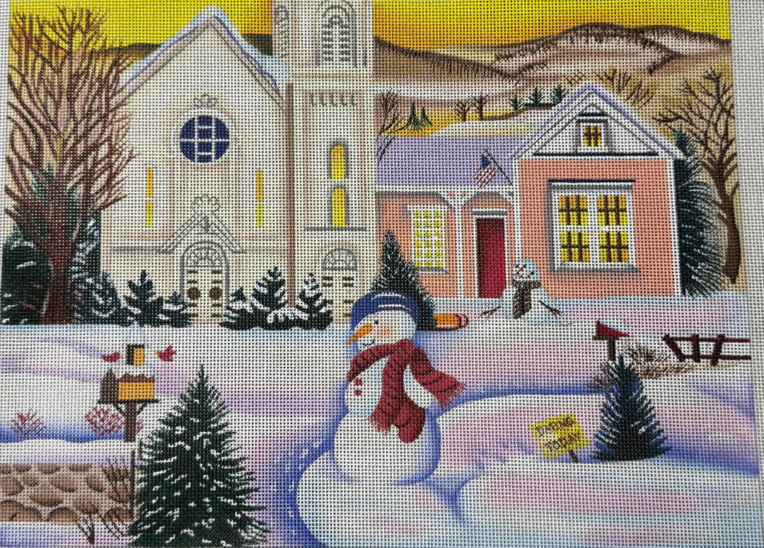 JC229R SNOWMEN IN TOWN