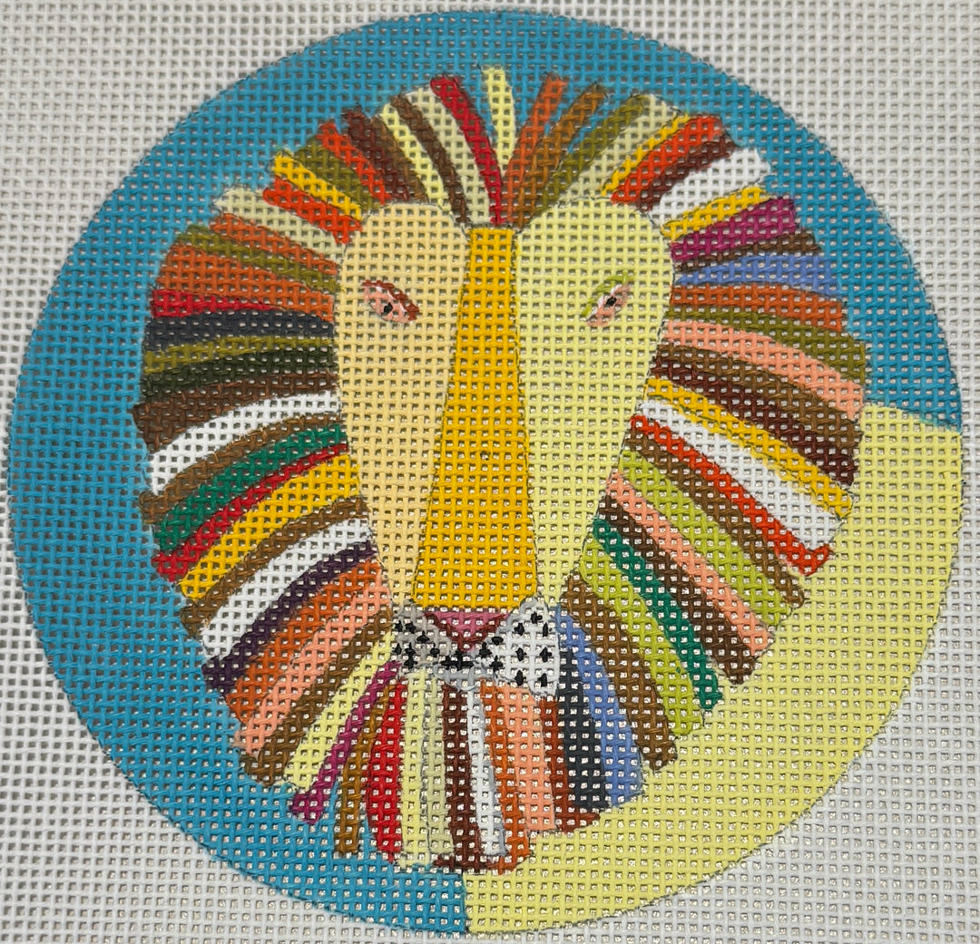 COLORFUL LION ORNAMENT