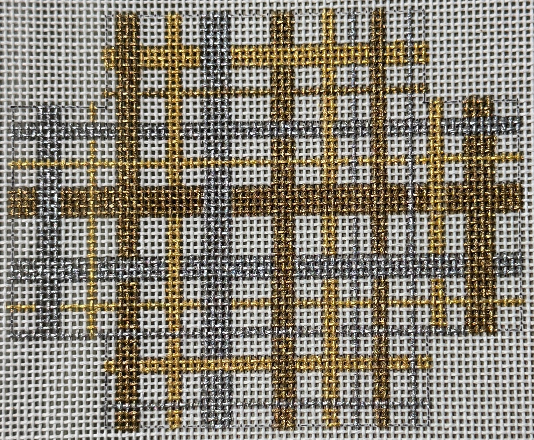 CH210B GOLD AND SILVER PLAID PACKAGE