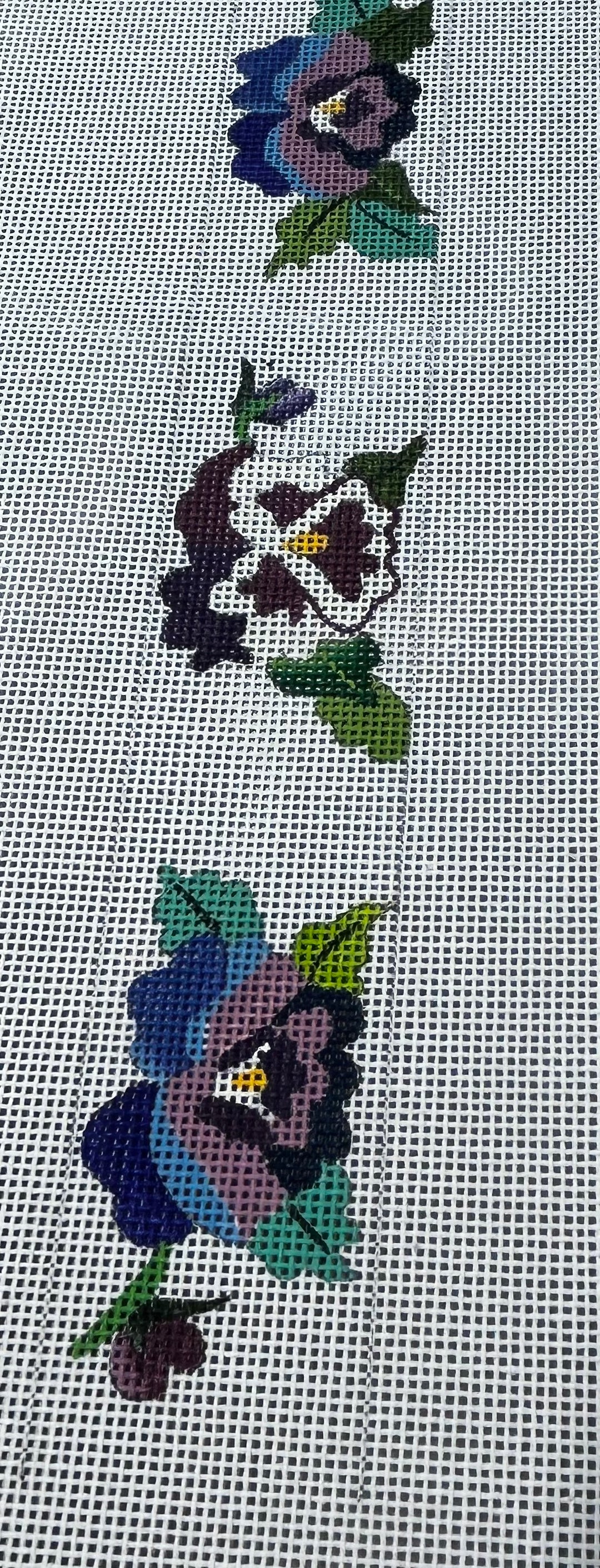 Blue/Purple Pansy Belt