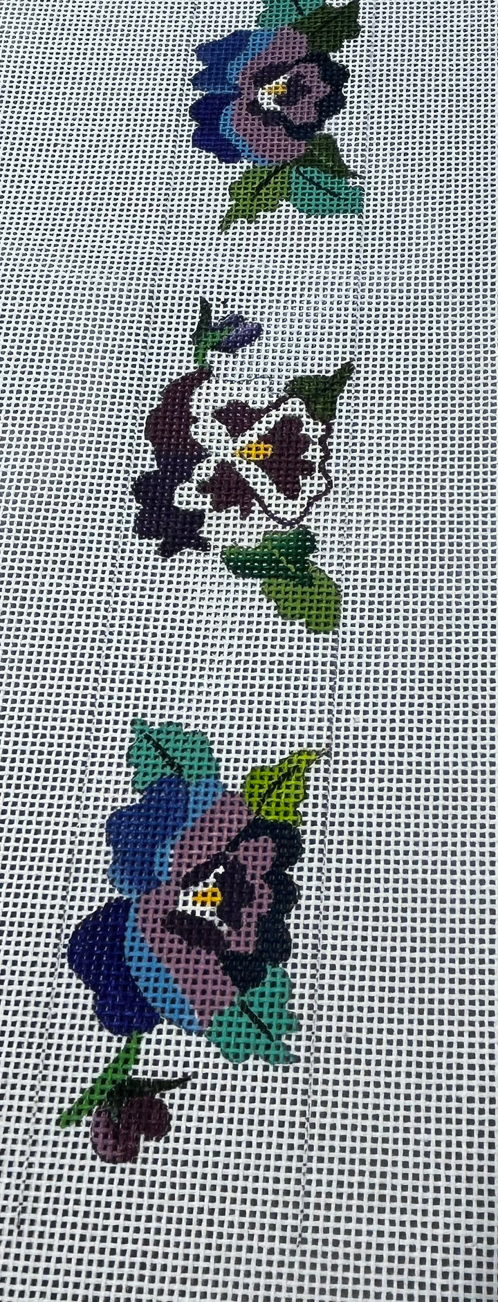 Blue/Purple Pansy Belt