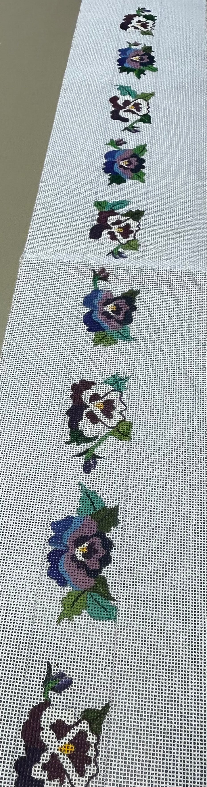 Blue/Purple Pansy Belt
