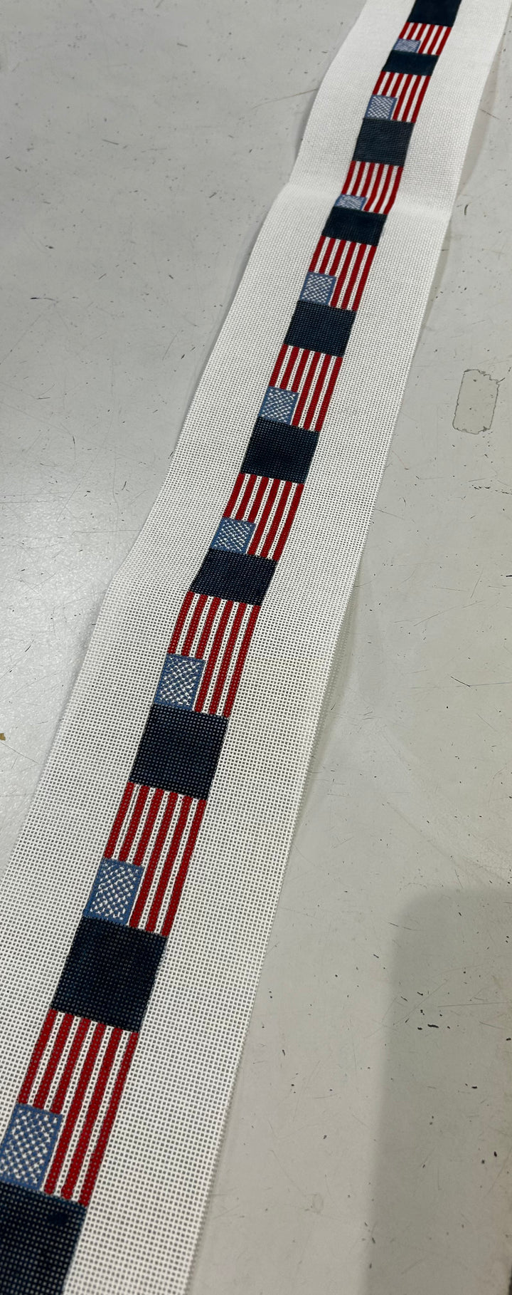 AMERICAN FLAG BELT - NAVY BLUE