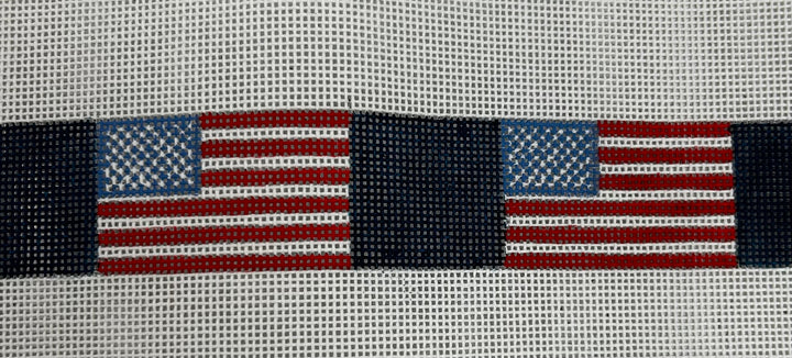 AMERICAN FLAG BELT - NAVY BLUE