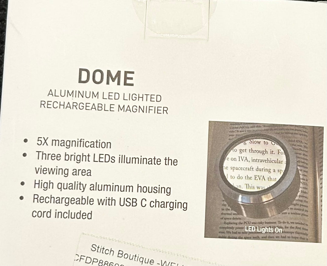 LIGHTED DOME MAGNIFIER