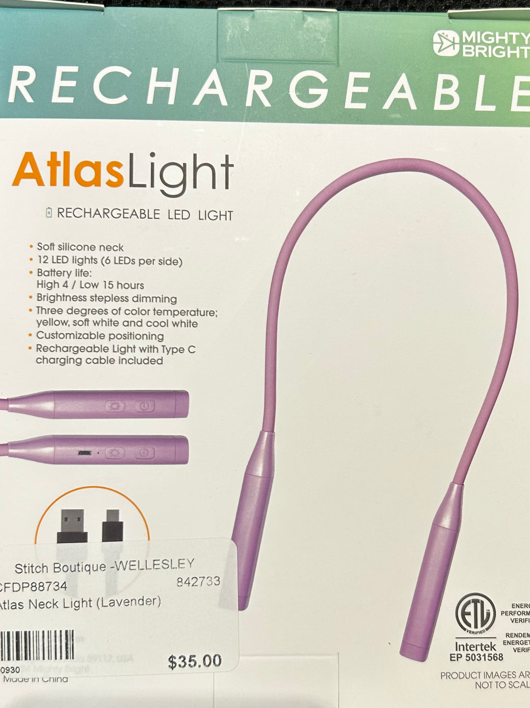 Atlas Neck Light (Lavender)