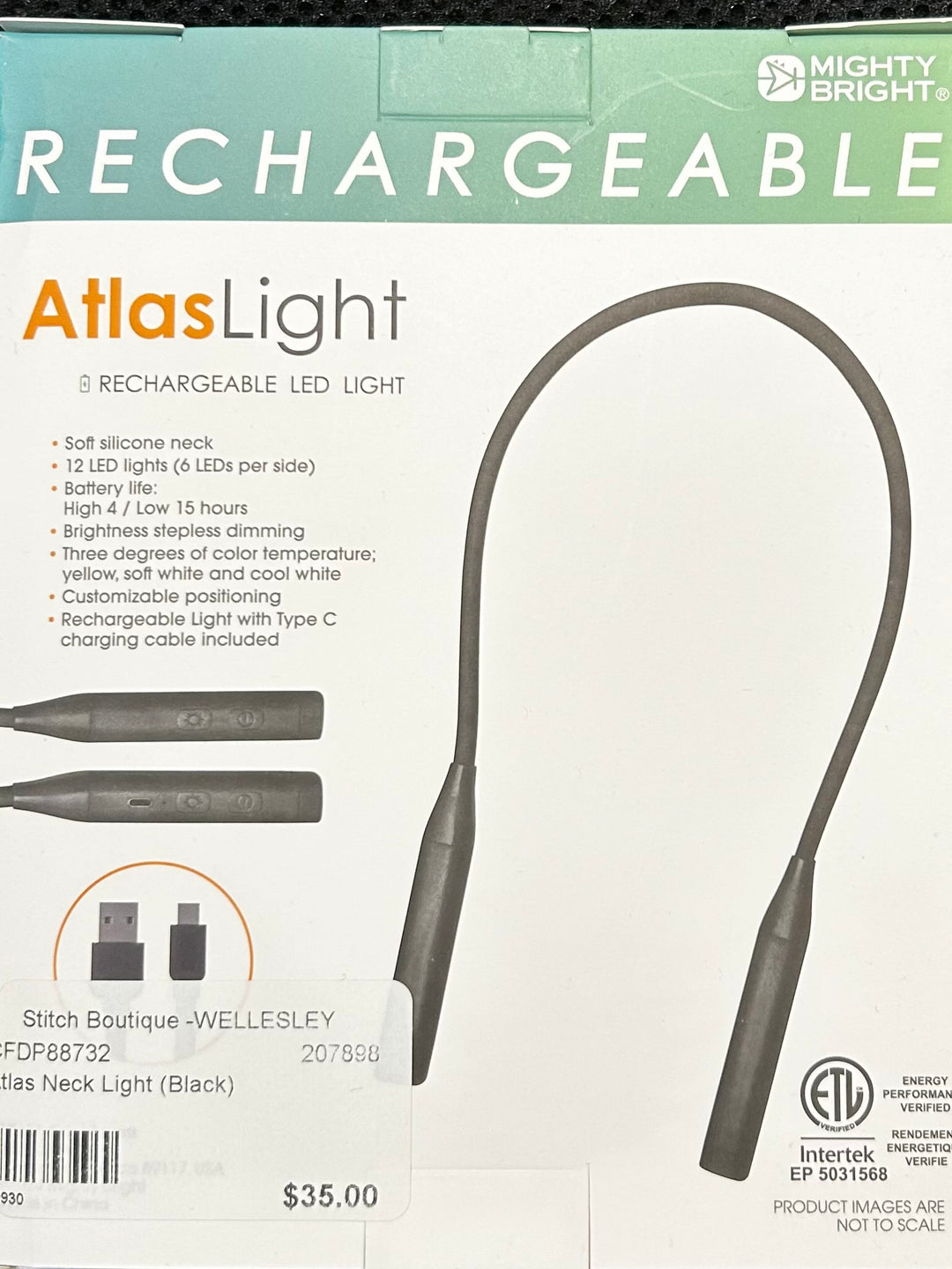Atlas Neck Light (Black)