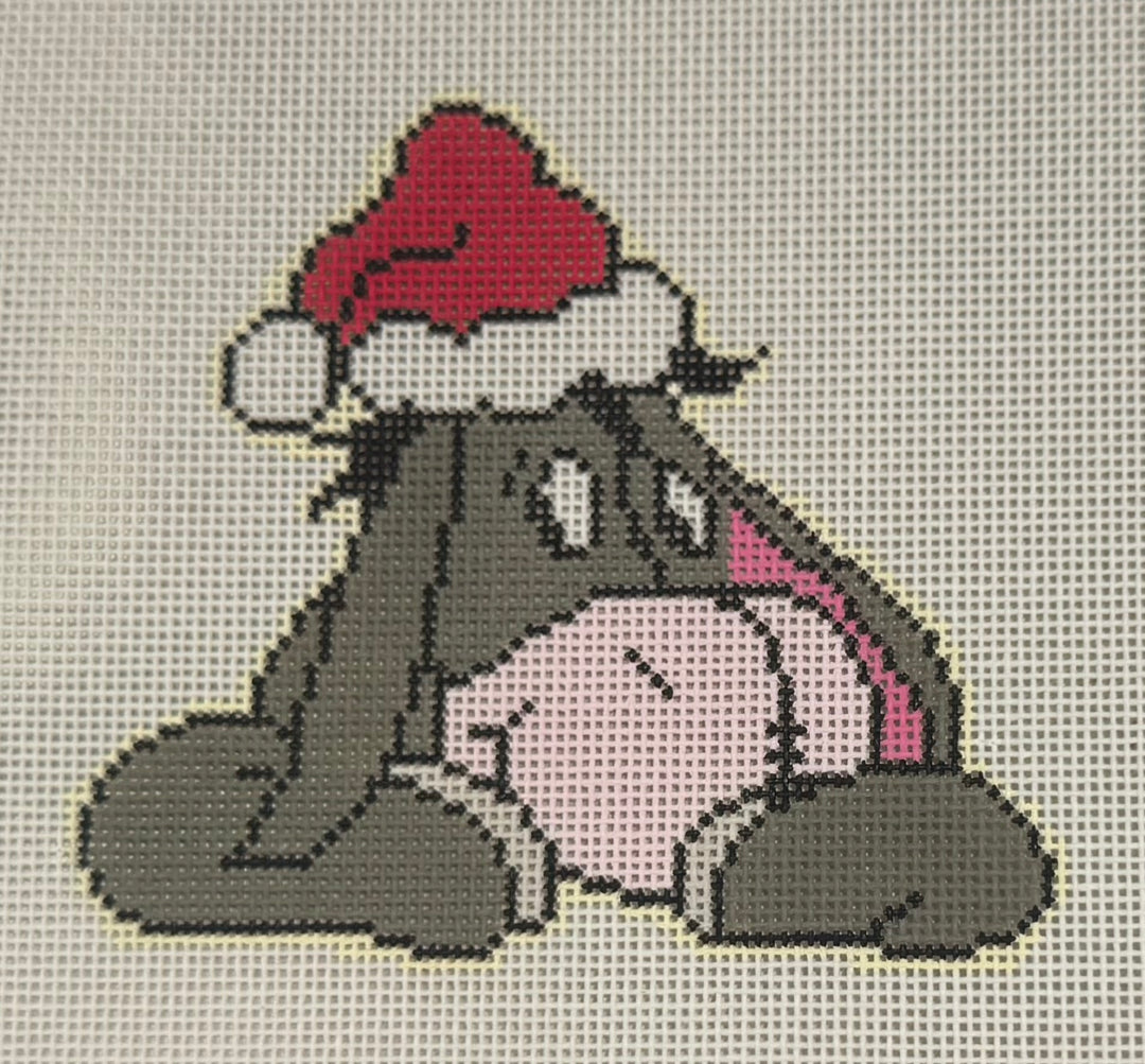 EYORE IN SANTA HAT